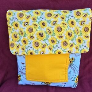 Sunflower Print Crossbody Bag